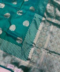 Tarahood Georgette Silk Saree with Contrast Pallu